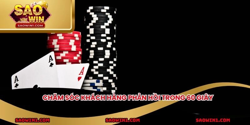 Chăm sóc khách hàng phản hồi trong 60 giây